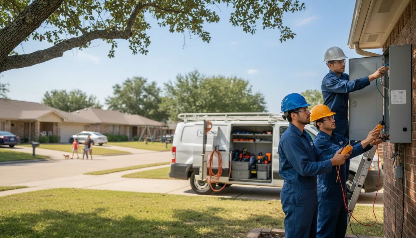 Certified electrician providing emergency electrical services in Fremont, IA